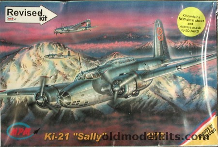 MPM 1/72 Mitsubishi Ki-21 Sally with Canopy Masks by Eduard, 72511 plastic model kit